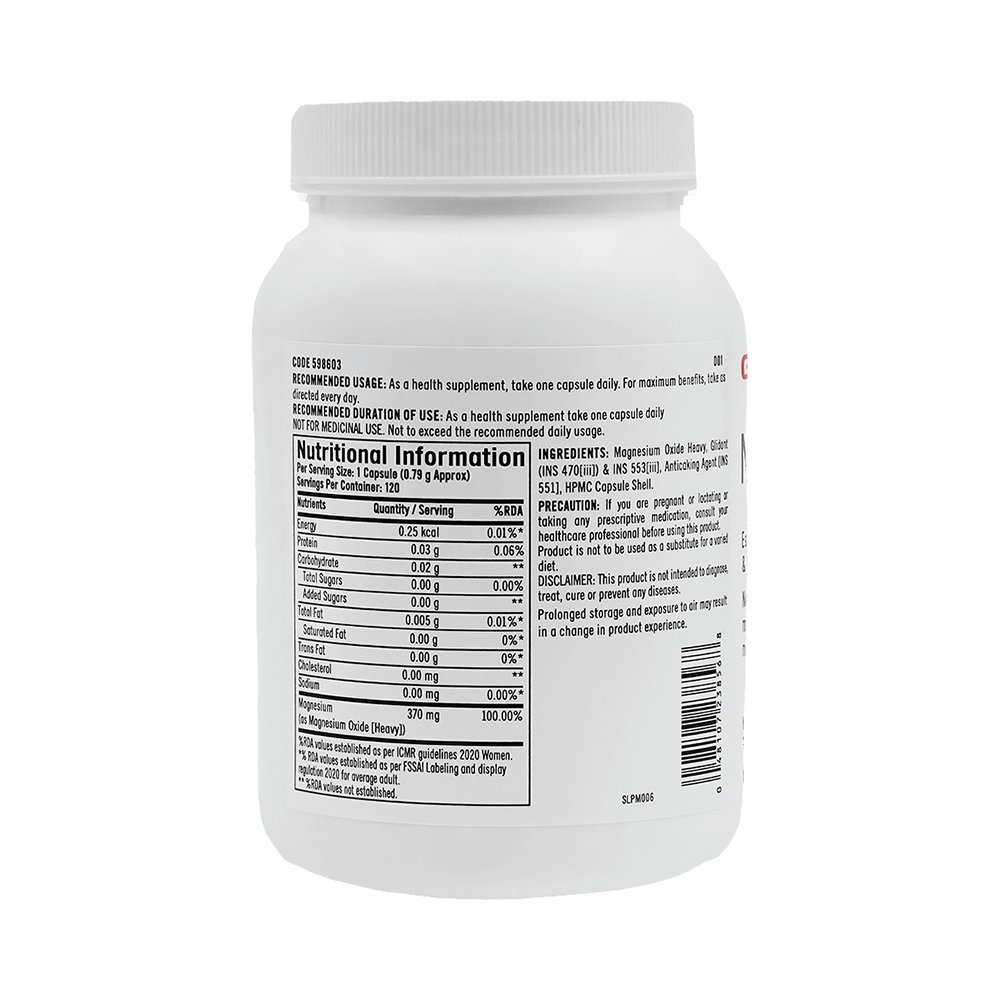 GNC Magnesium Vegetarian Capsule - Image 2