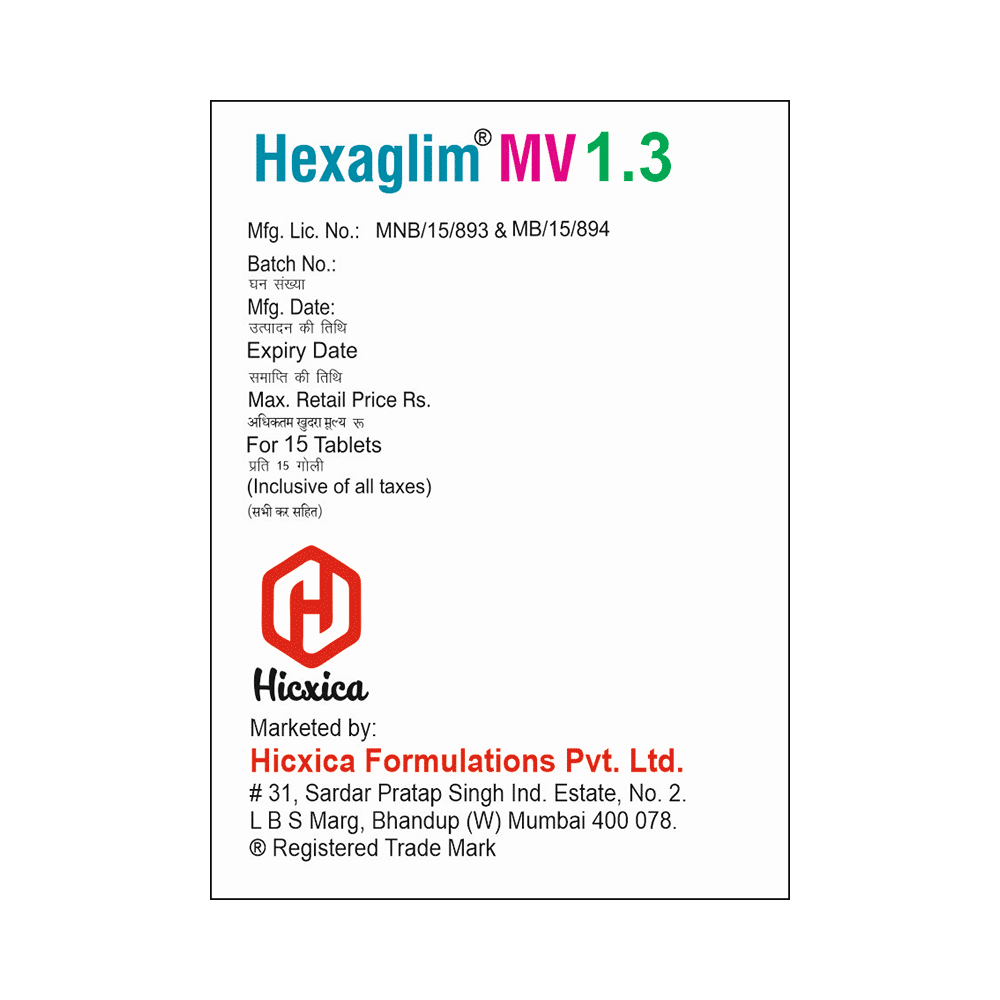 Hexaglim MV 1.3 Tablet SR - Image 3