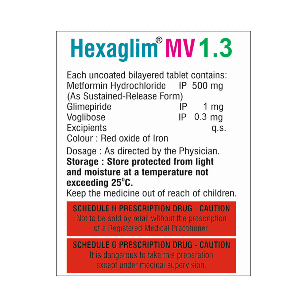 Hexaglim MV 1.3 Tablet SR - Image 2