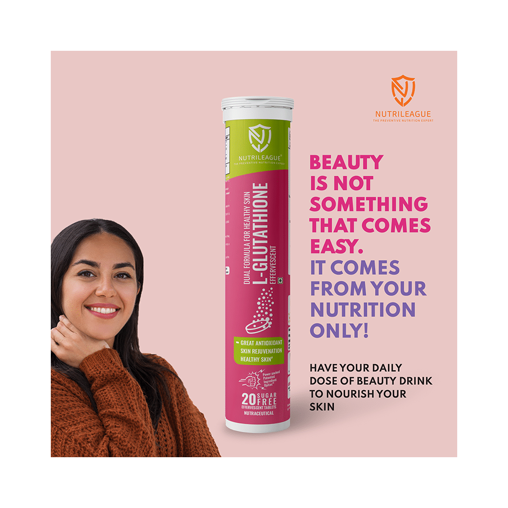 Nutrileague L-Glutathione Effervescent Tablet for Skin Rejuvenation (20 Each) - Image 6