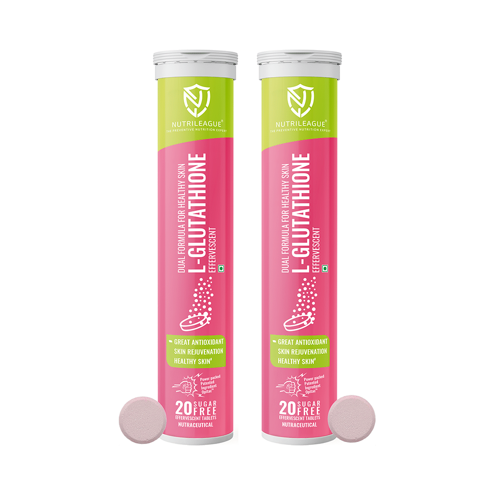 Nutrileague L-Glutathione Effervescent Tablet for Skin Rejuvenation (20 Each) - Image 1