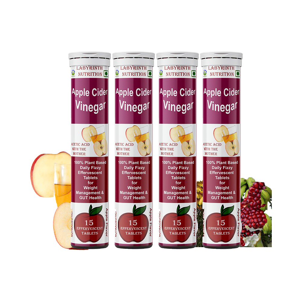 Labyrinth ACV Effervescent Tablet (15 Each) Apple