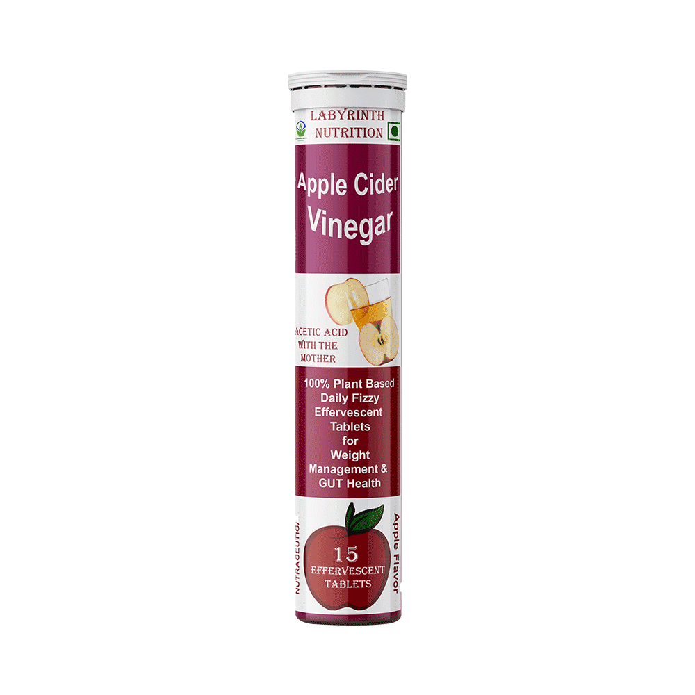 Labyrinth ACV Effervescent Tablet (15 Each) Apple - Image 2