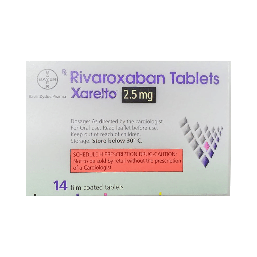 Xarelto 2.5mg Tablet - Image 1