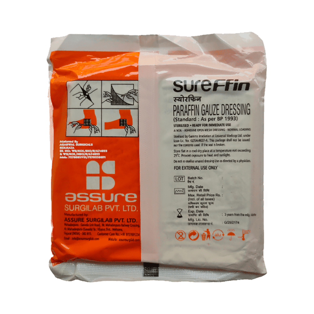Sureffin Paraffin Gauze Dressing (20 Each) - Image 2