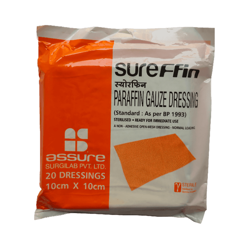 Sureffin Paraffin Gauze Dressing (20 Each)
