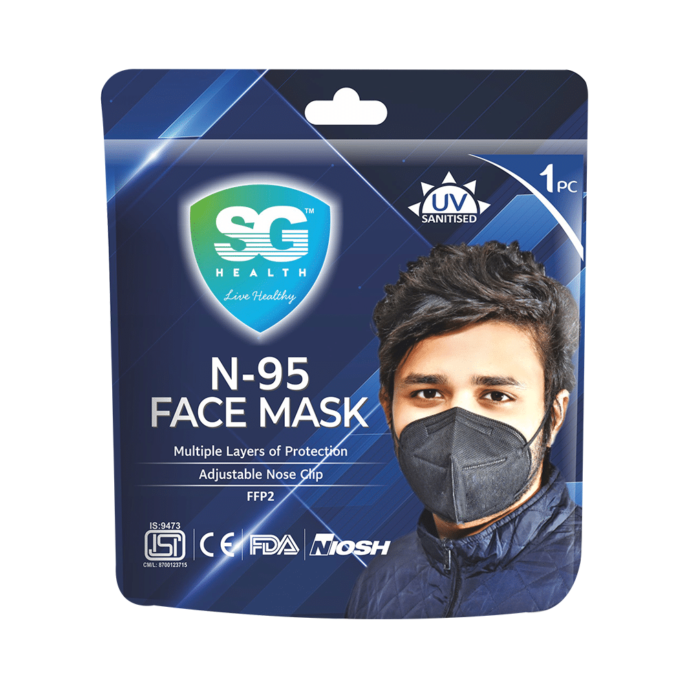 SG Health N 95 Face Mask with Earloop - Image 1