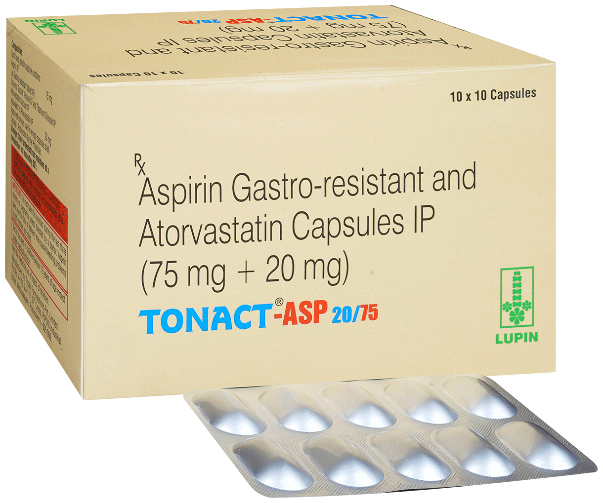 Tonact ASP 20mg/75mg Capsule