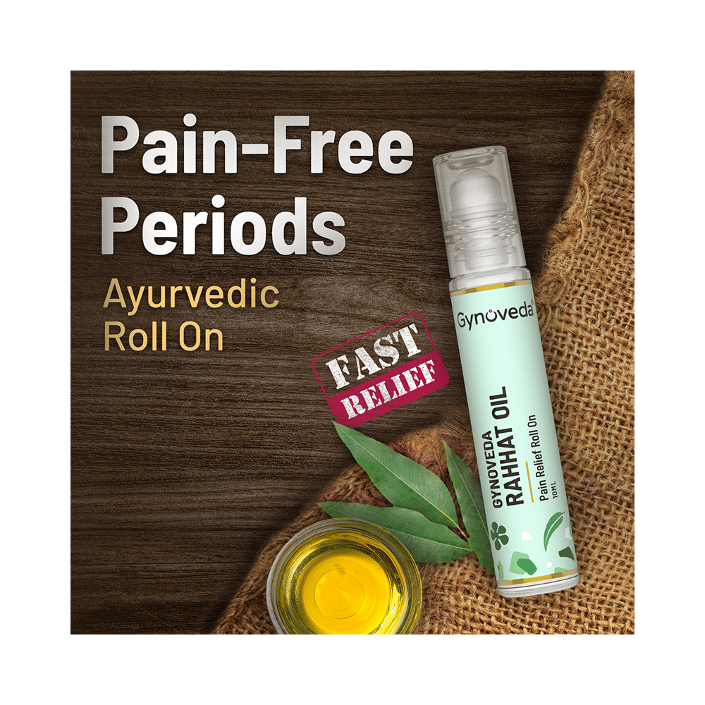 Gynoveda Rahhat Oil Pain Relief Roll On (10ml Each) - Image 2