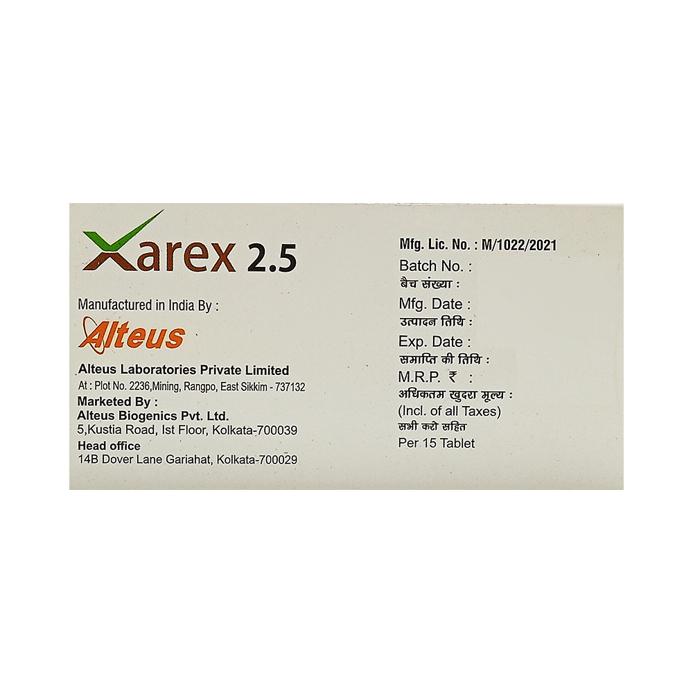 Xarex 2.5 Tablet - Image 3