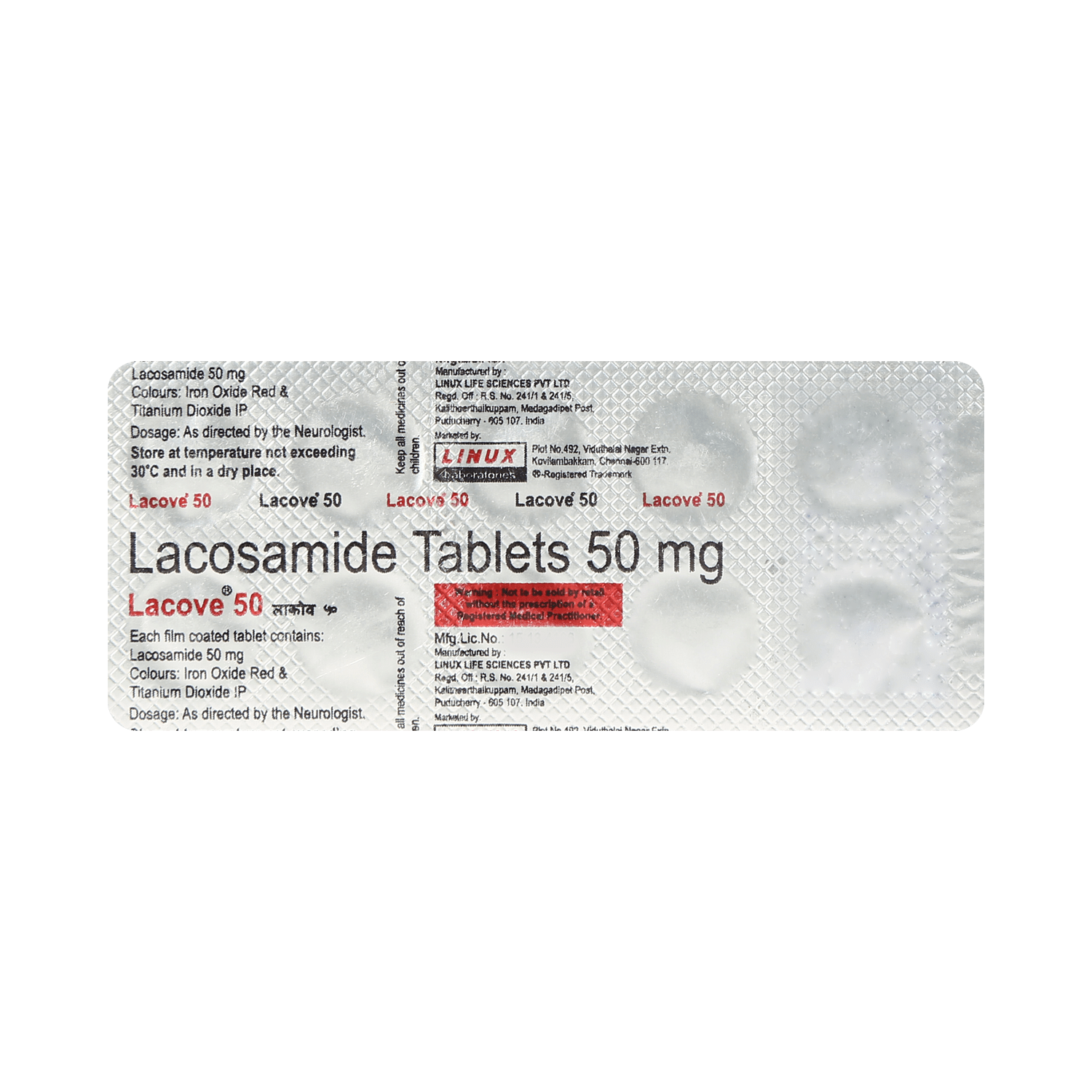 Lacove 50mg Tablet - Image 3