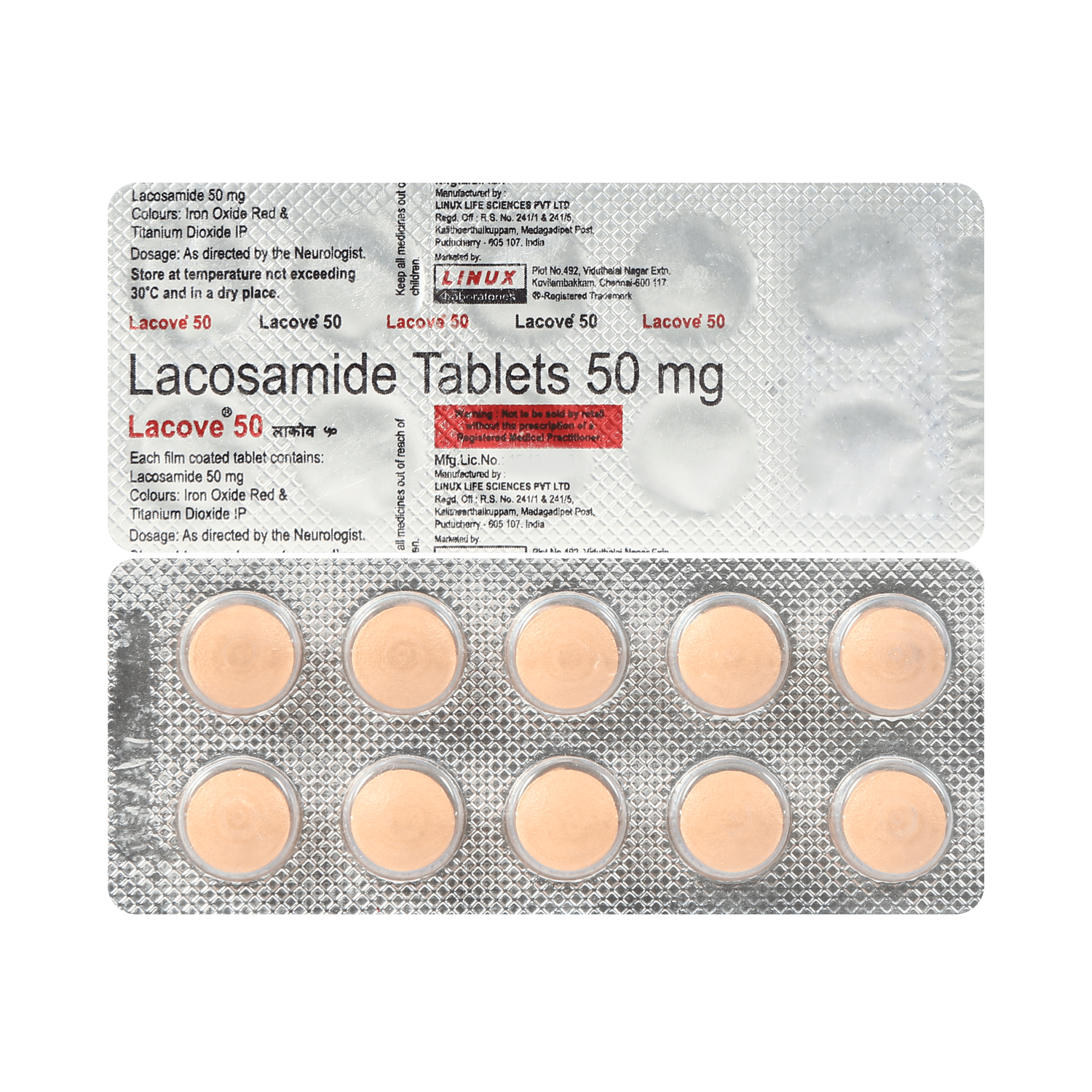 Lacove 50mg Tablet - Image 1