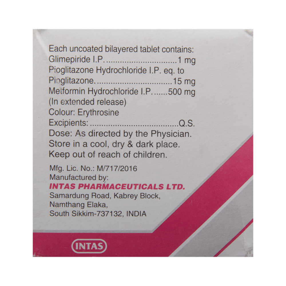 Zoryl MP 1 Tablet ER - Image 2