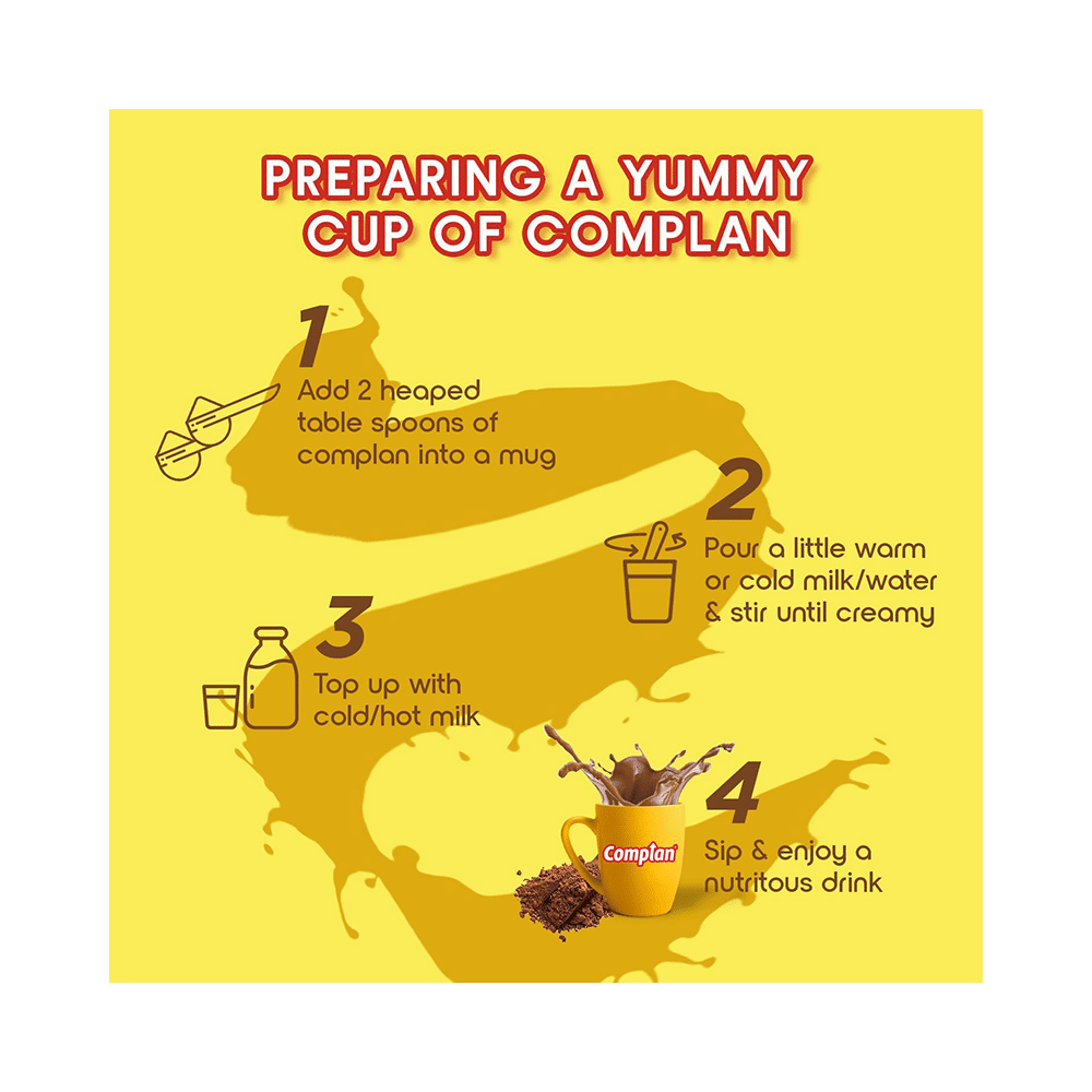 Complan Nutrition Drink Powder for Children | Nutrition Drink for Kids with Protein & 34 Vital Nutrients | New Royale Chocolate - Image 5