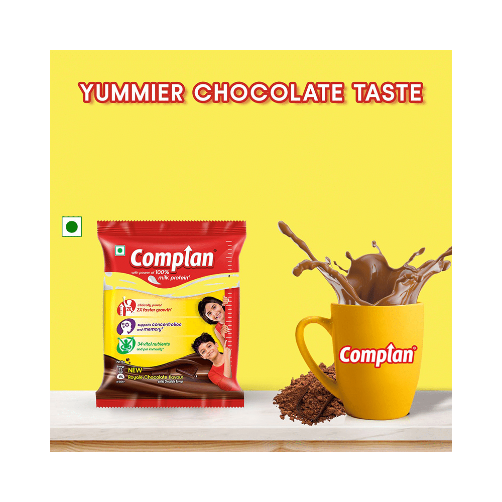 Complan Nutrition Drink Powder for Children | Nutrition Drink for Kids with Protein & 34 Vital Nutrients | New Royale Chocolate - Image 6
