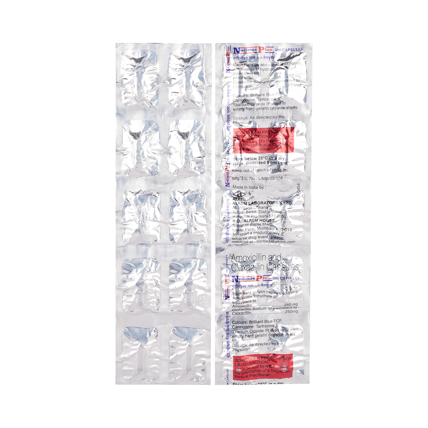 Nodimox Plus 500 Capsule - Image 1