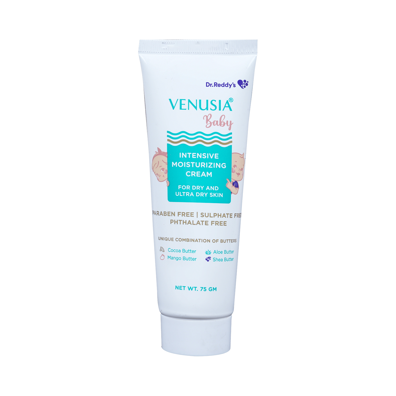 Venusia Baby Intensive Moisturizing Cream | For Dry & Ultra-Dry Skin | Paraben & Sulphate-Free - Image 2