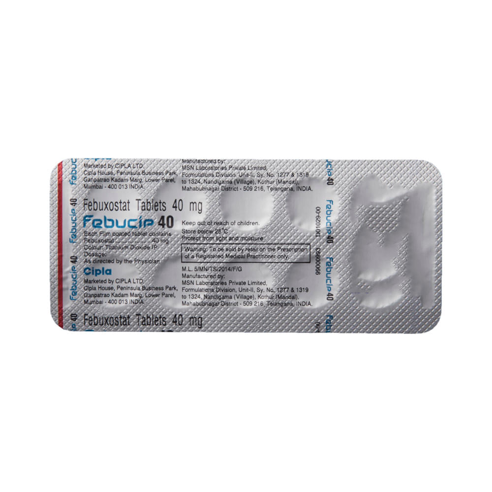 Febucip 40 Tablet - Image 5