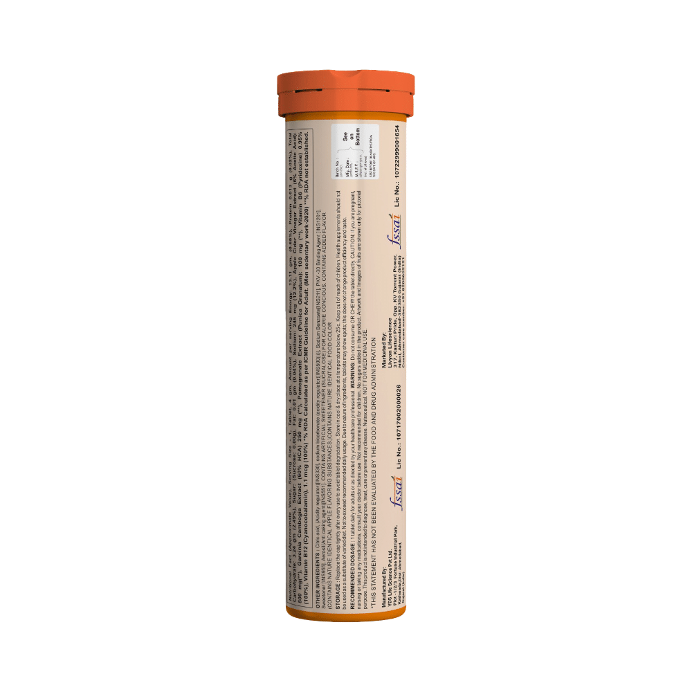 ACV-PIX Apple Cider Vinegar 500mg & Garcinia Cambogia Effervescent Tablet - Image 3