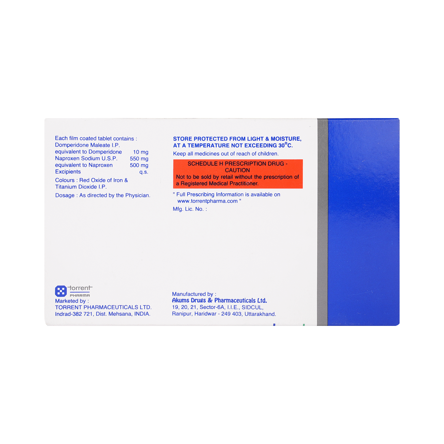 Domstal NP 500mg/10mg Tablet - Image 3