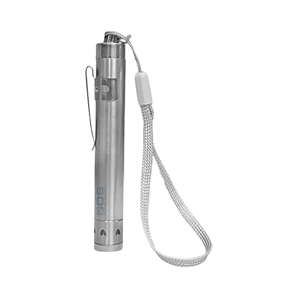 Bos Medicare Surgical Premium Bright Torch LED Flashlight Round Moon Shape with Keychain for Doctor, Medical Student and Clinic - Image 1