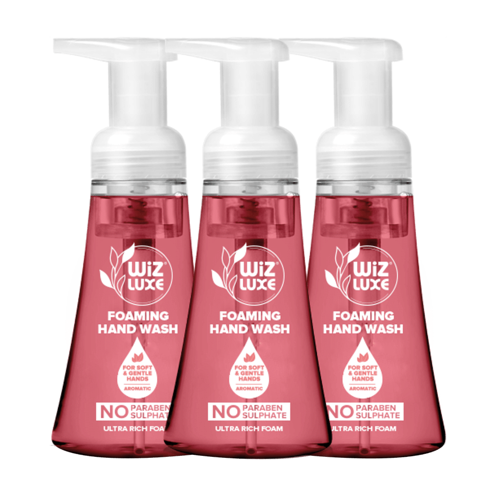 Wiz Luxe Foaming Hand Wash (300ml Each) Strawberry Pulp - Image 1
