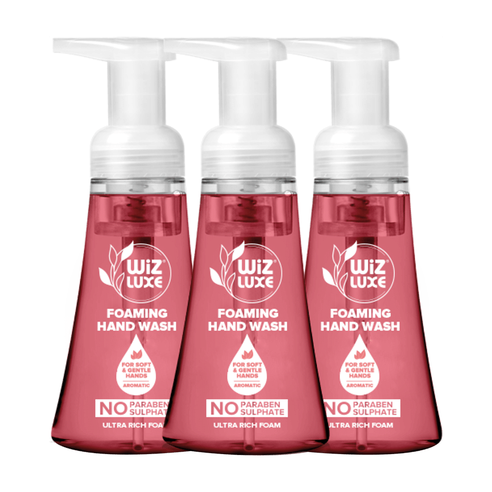 Wiz Luxe Foaming Hand Wash (300ml Each) Strawberry Pulp