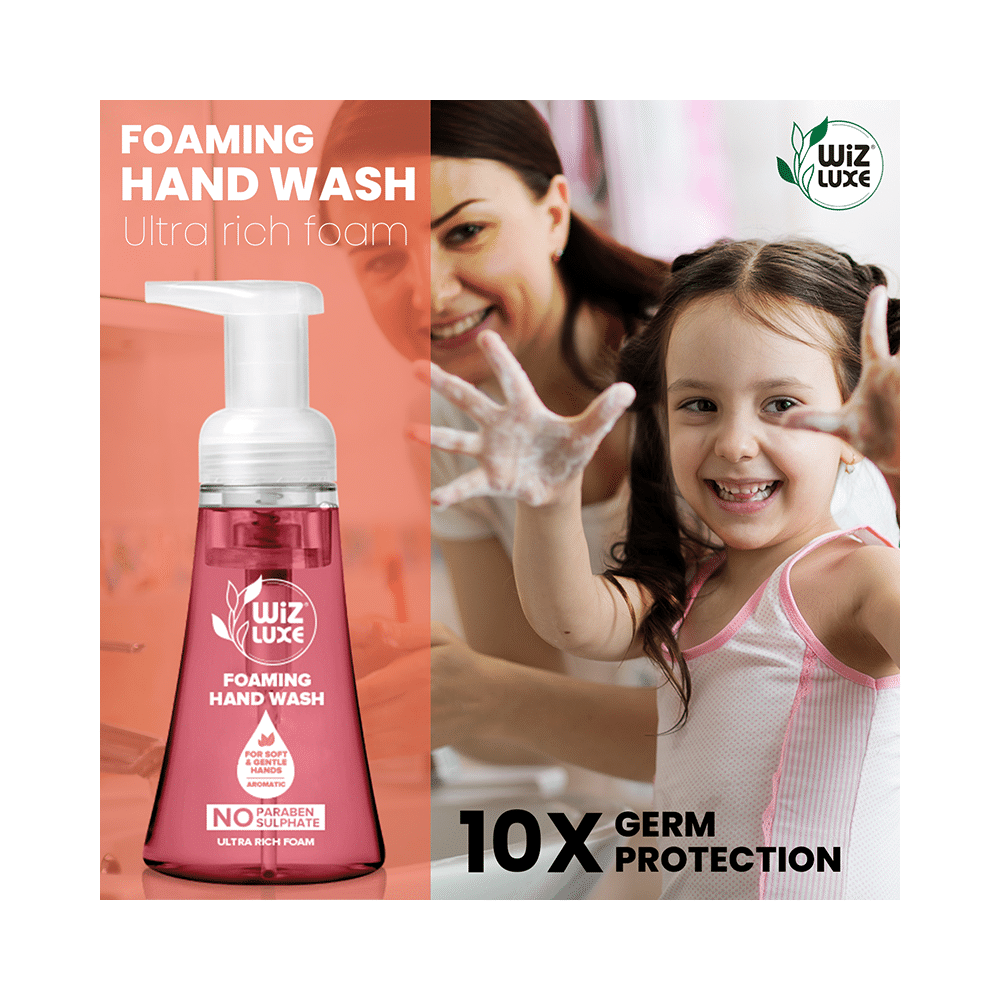 Wiz Luxe Foaming Hand Wash (300ml Each) Strawberry Pulp - Image 2