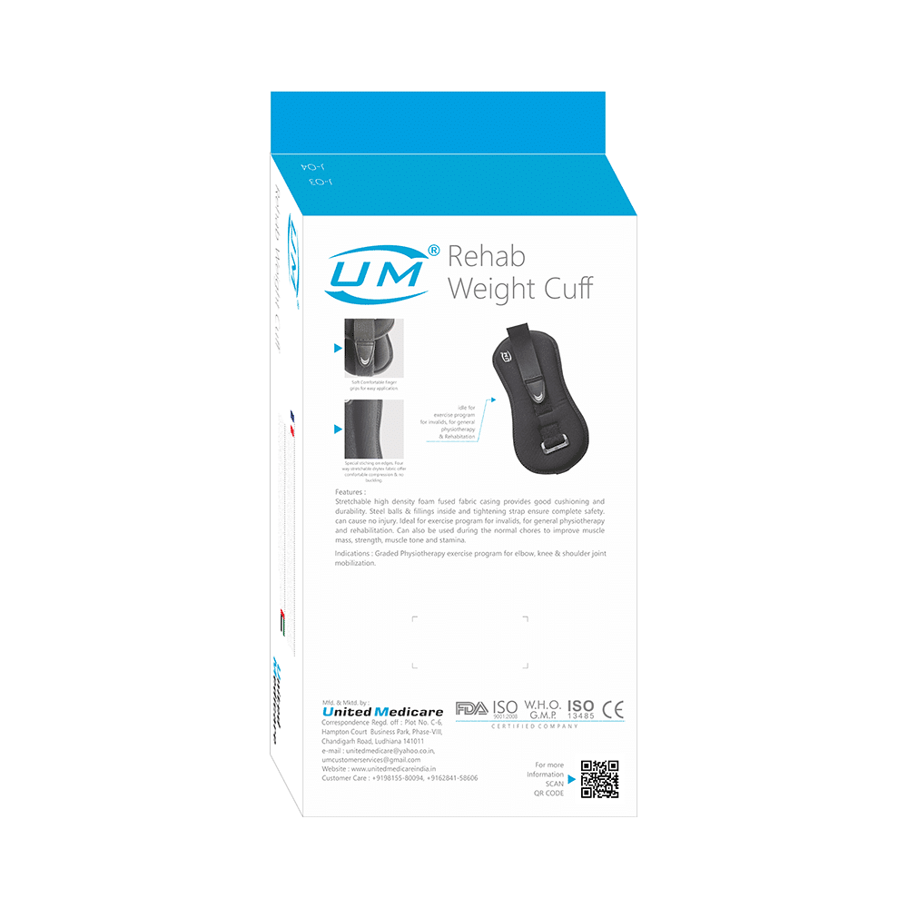 United Medicare Rehab Weight Cuff 3Kg Universal - Image 2