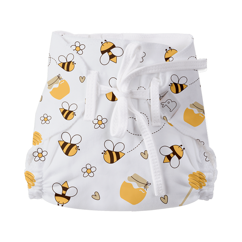 Superbottoms Organic Cotton Padded Dry Feel Langot/Nappy Size 1 Sweet Tooth - Image 3