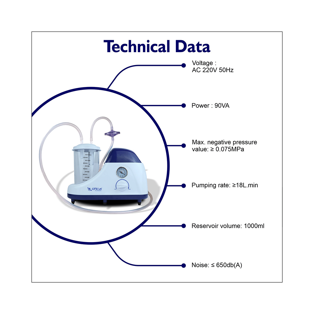 Otica OSUC 11 Portable Phlegm Suction - Image 8