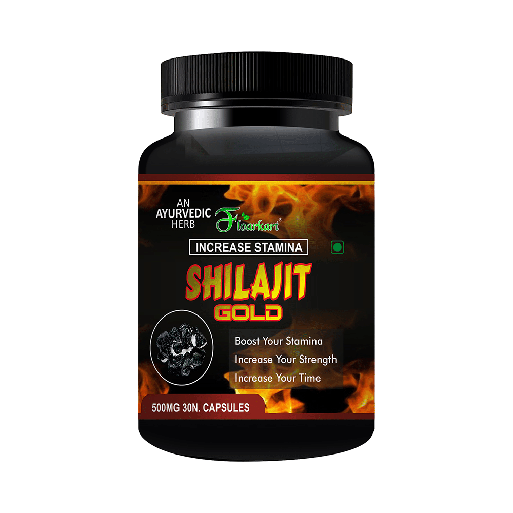 Floarkart Shilajit Gold 500mg Capsule - Image 1