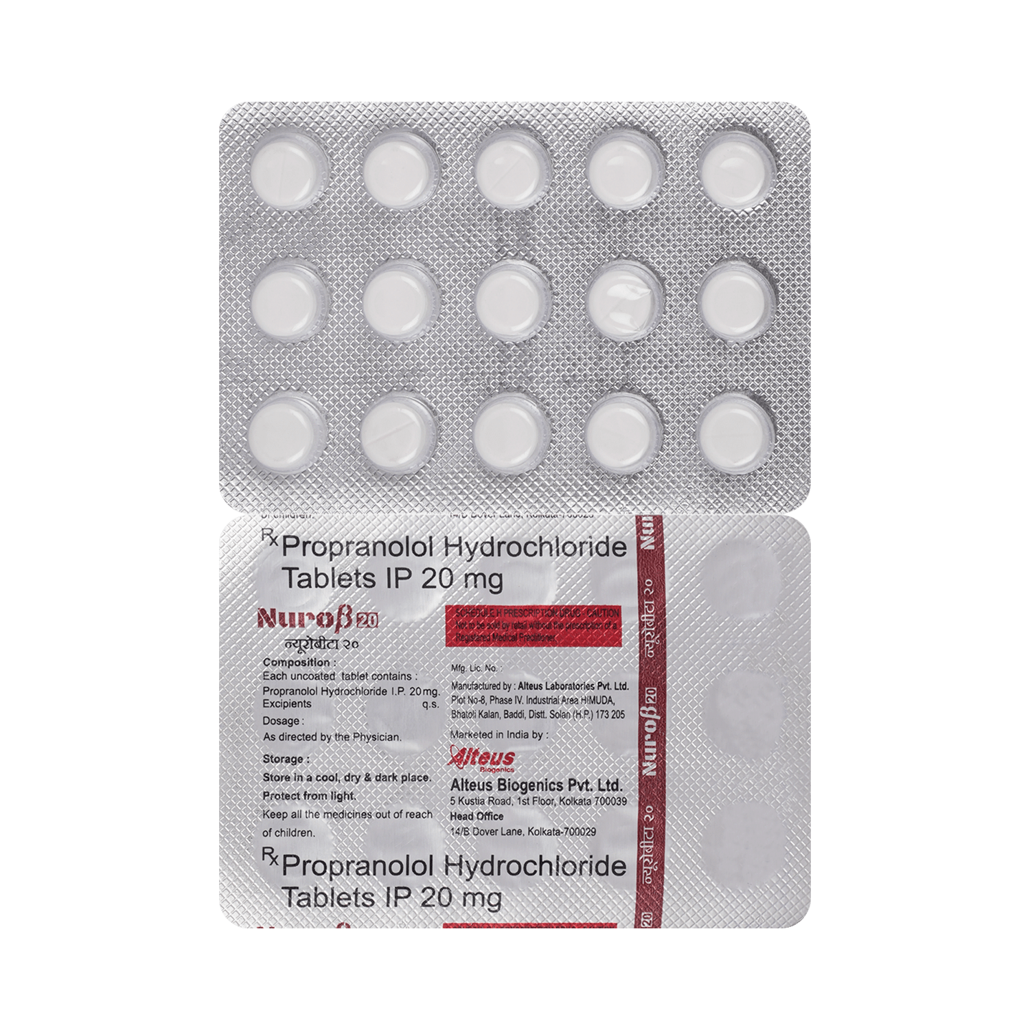 Nuro Beta 20mg Tablet