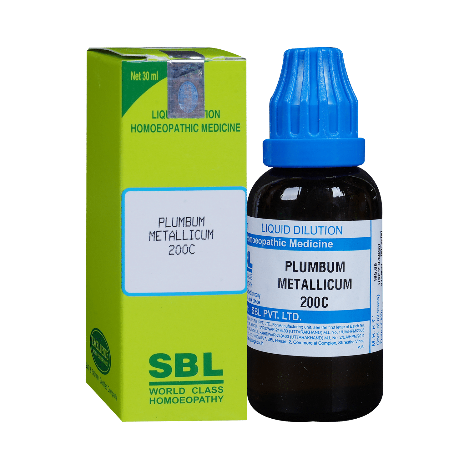 SBL Plumbum Metallicum Dilution 200 CH - Image 1