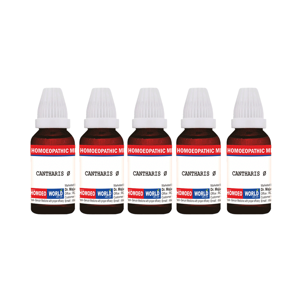 Dr. Majumder Homeo World Cantharis Mother Tincture (30ml Each) - Image 1