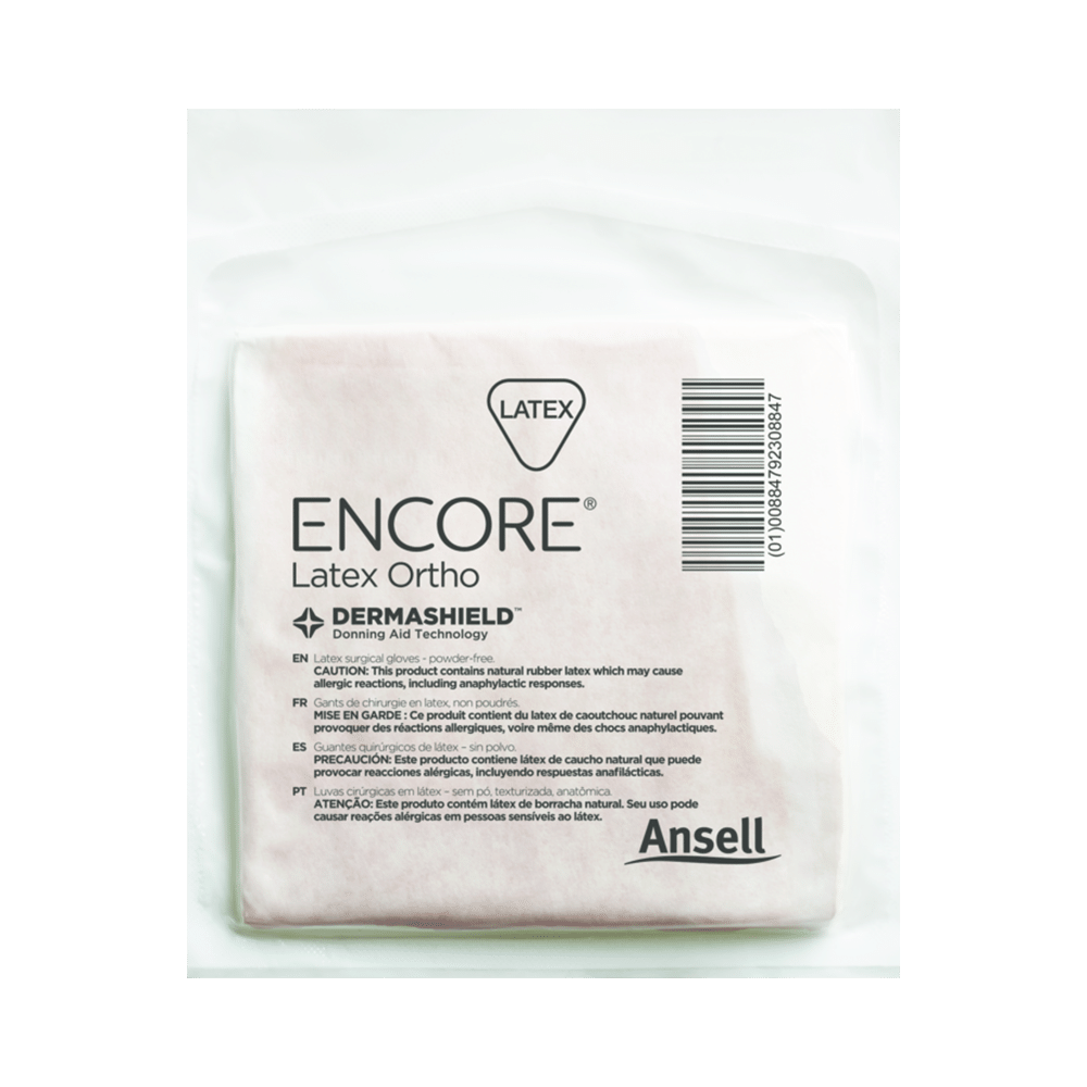 Ansell Encore Latex Ortho Powder Free Surgical Glove 7 - Image 2