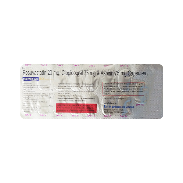 Crevast Gold 20 Capsule