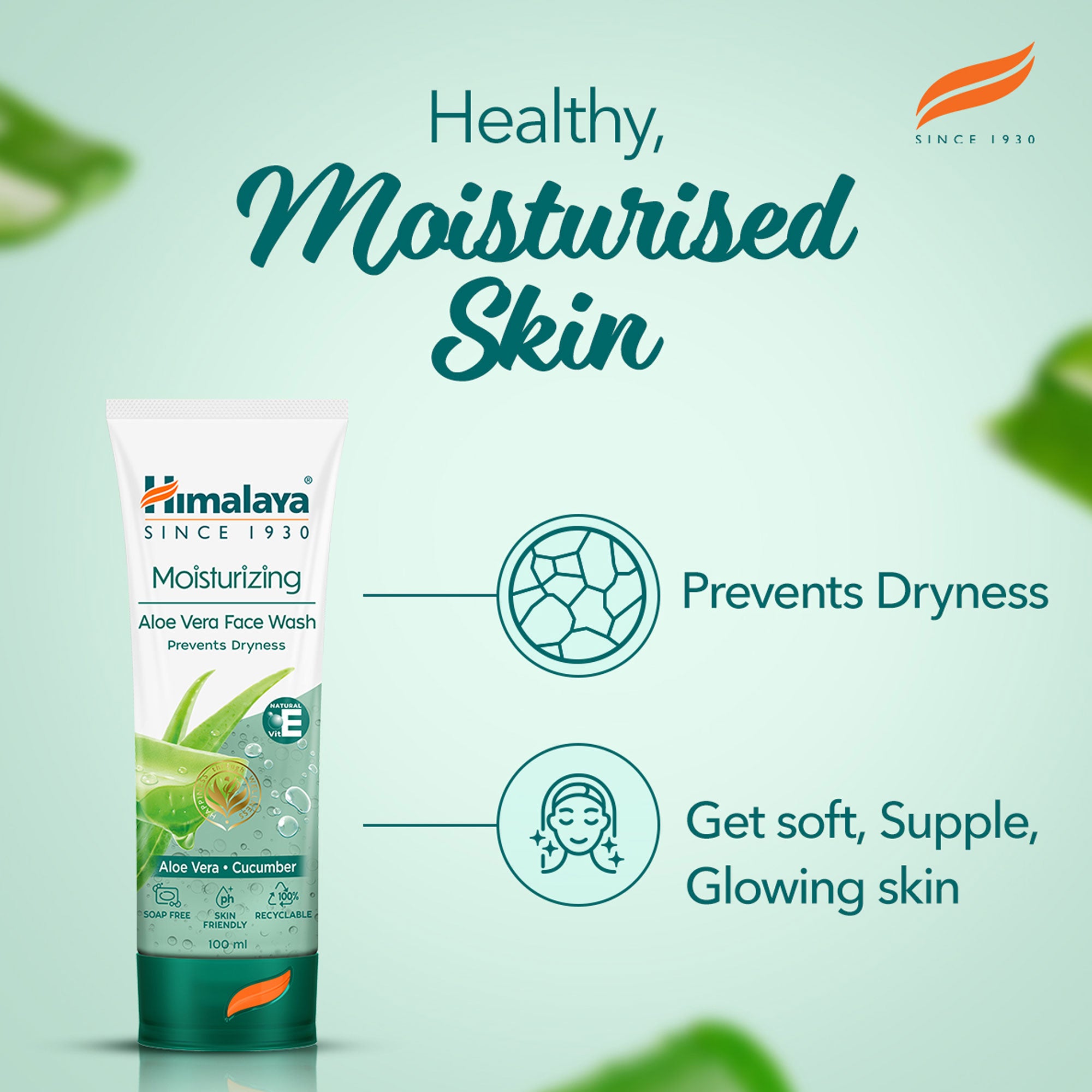 Himalaya Moisturizing Aloe Vera Face Wash - Image 3