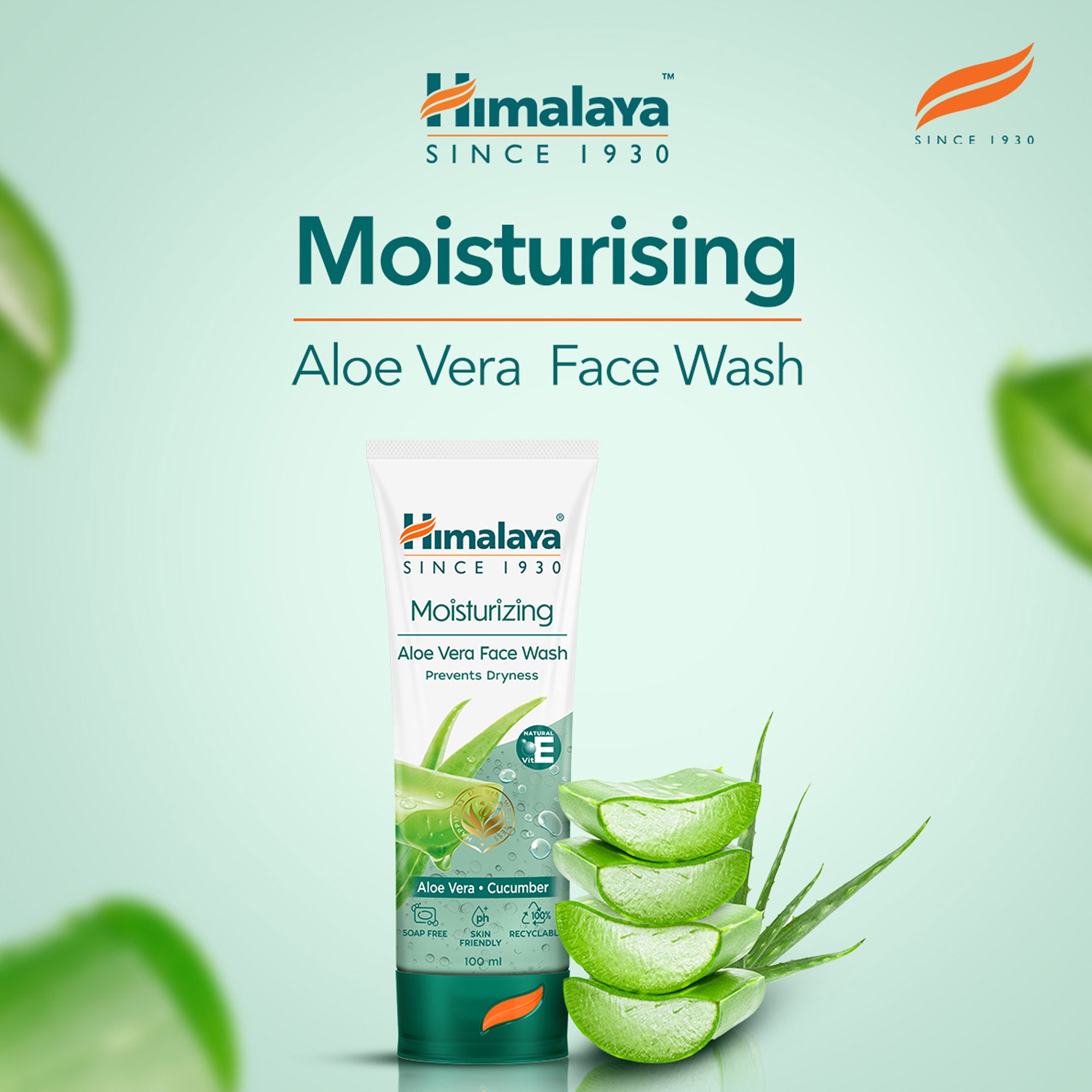 Himalaya Moisturizing Aloe Vera Face Wash - Image 2