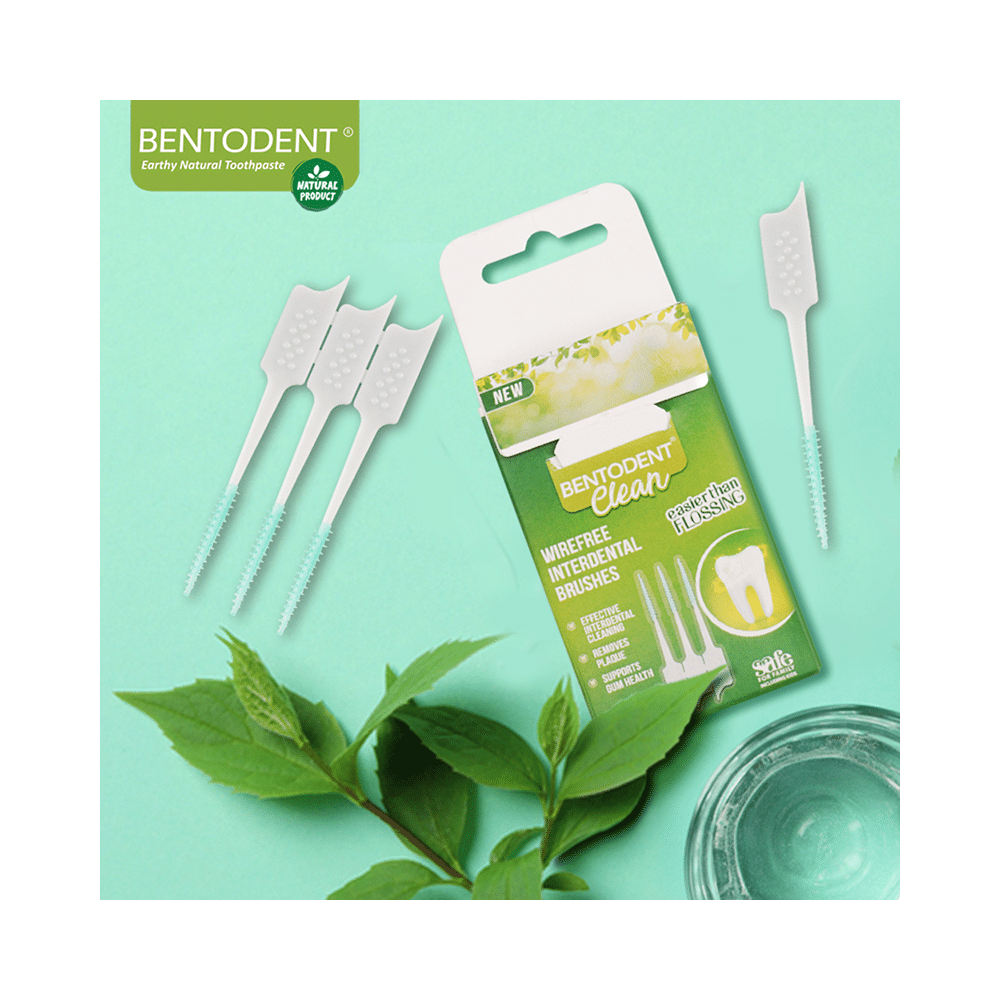 Bentodent Clean Wirefree Interdental Brushes - Image 3