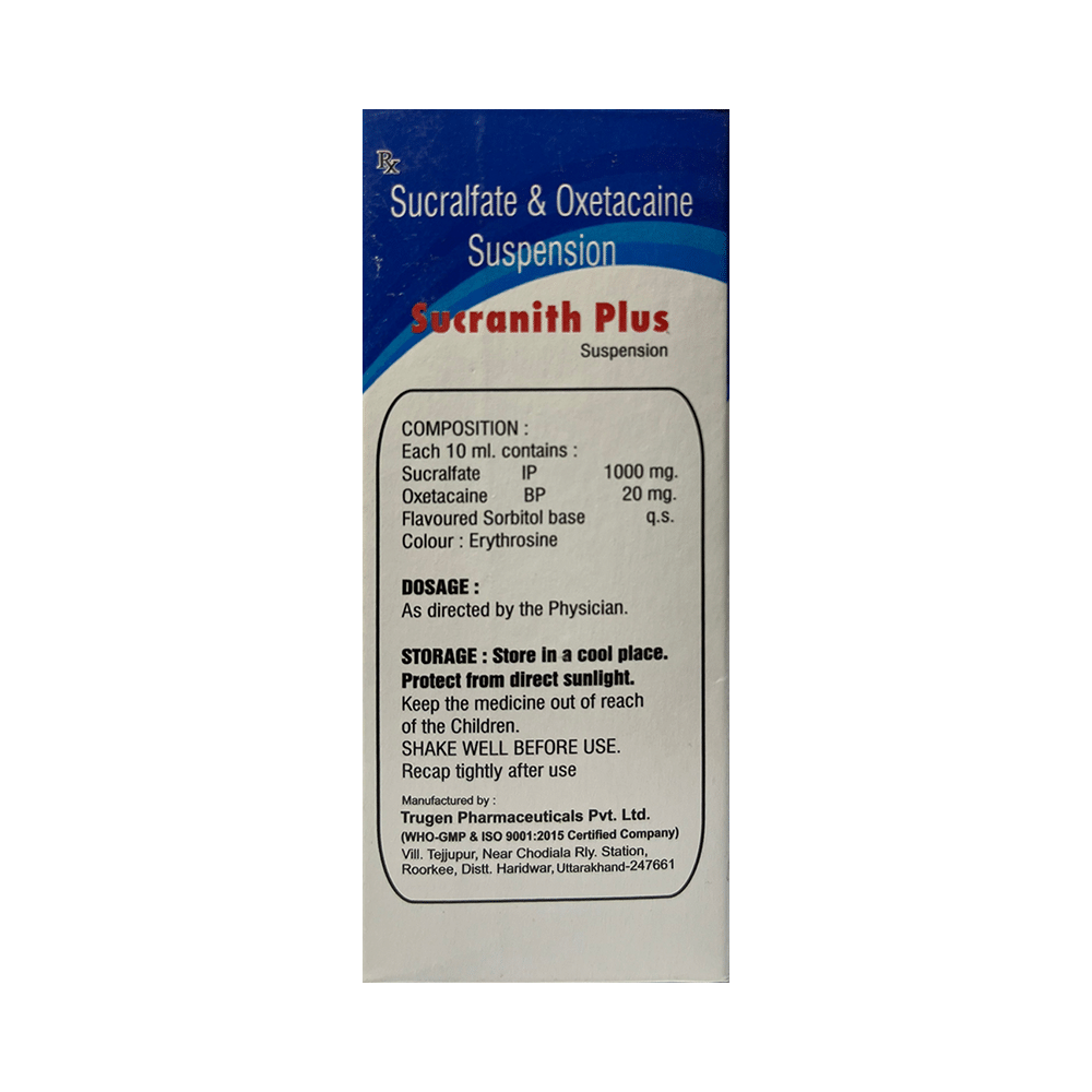 Sucranith Plus Oral Suspension - Image 2