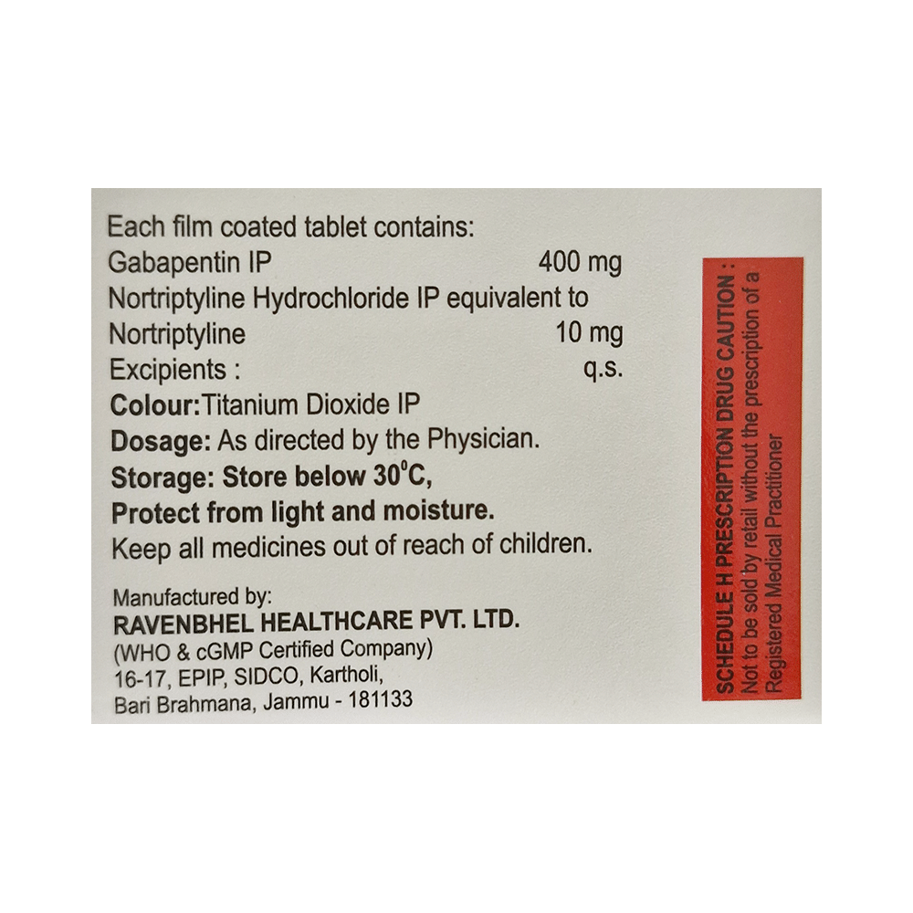 Cytogaba NT 400 Tablet - Image 2