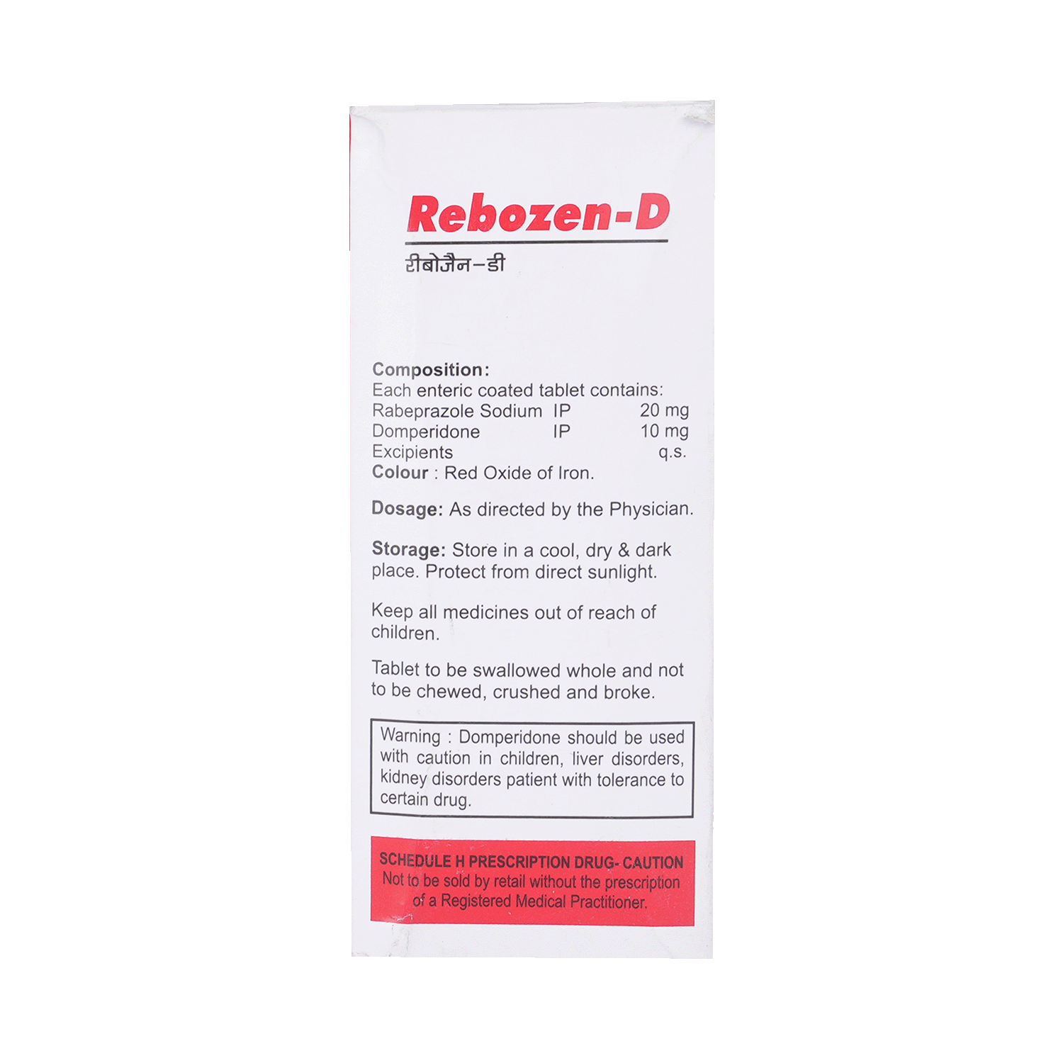 Rebozen-D 10mg/20mg Tablet - Image 4
