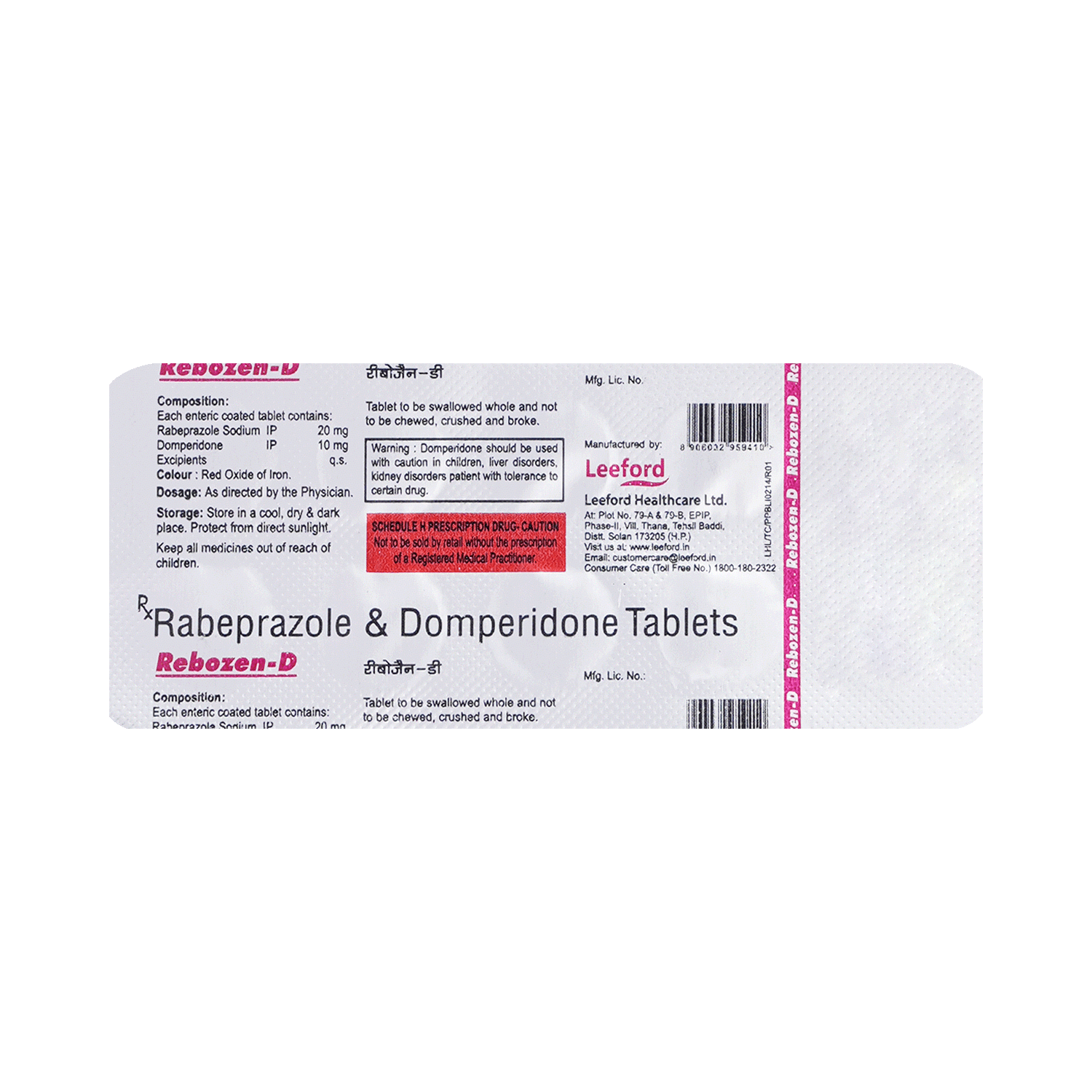 Rebozen-D 10mg/20mg Tablet - Image 6
