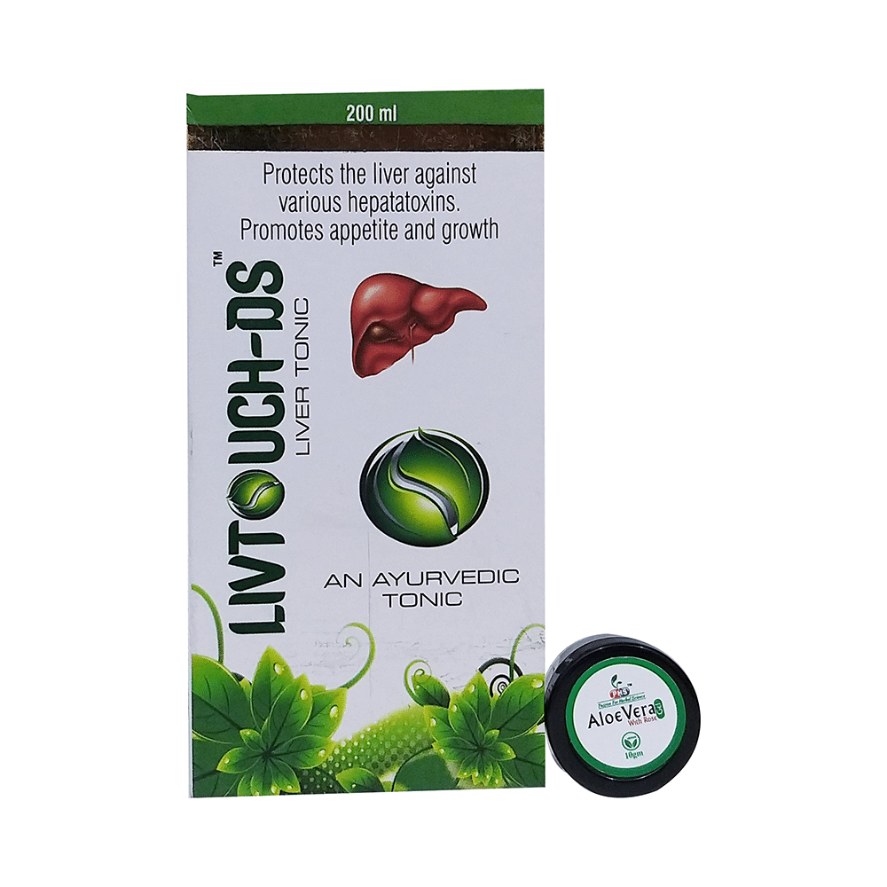 Shri Nath Liv Touch-DS Syrup with Aloe Vera Gel 10gm free