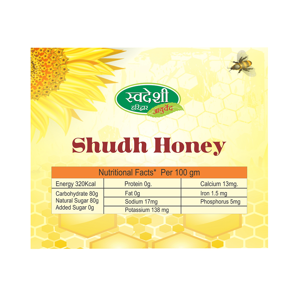 Swadeshi Shudh Honey with Vitamins & Minerals for Immunity - Image 3