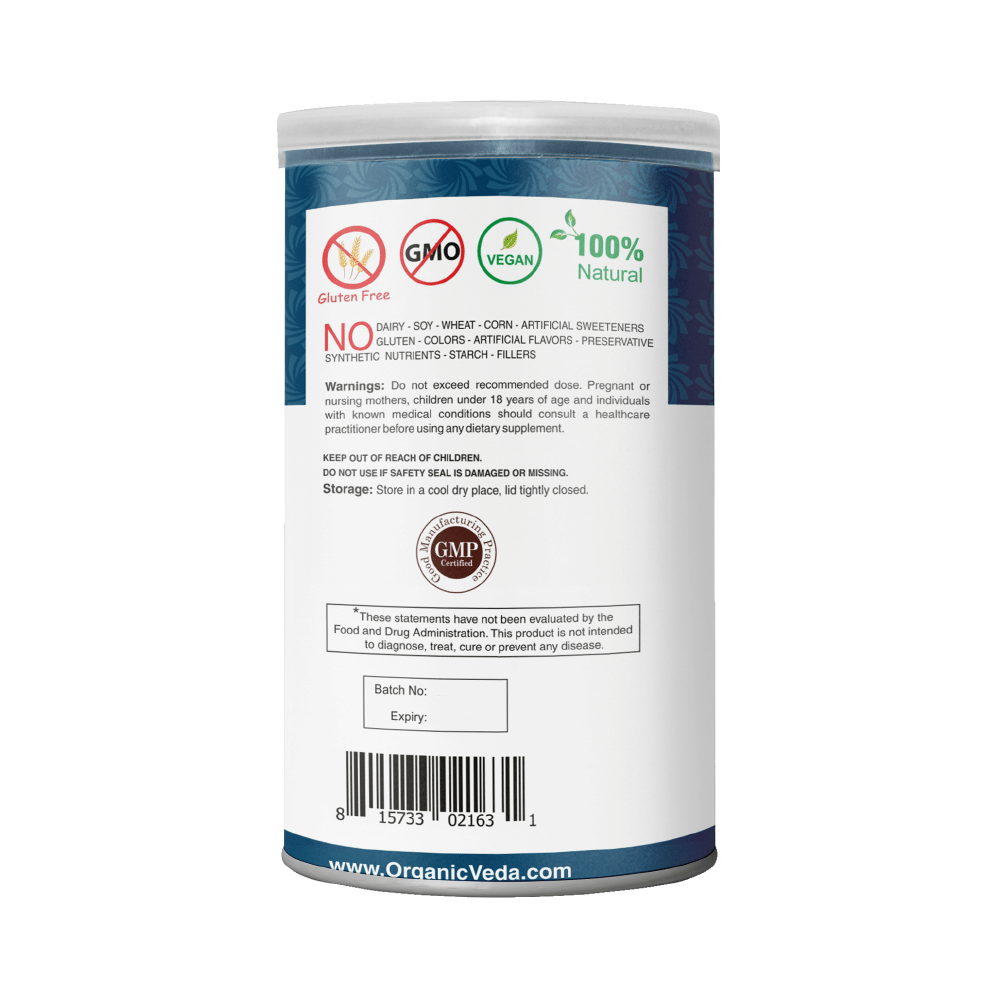 Organic Veda Super Foods Green Energy Pre Workout Powder - Image 2