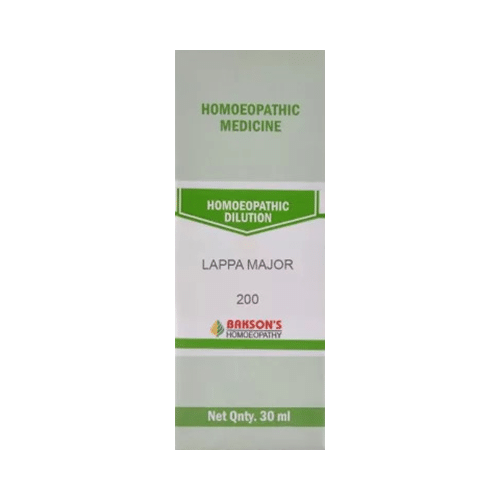 Bakson's Homeopathy Lappa Major Dilution 200 - Image 1