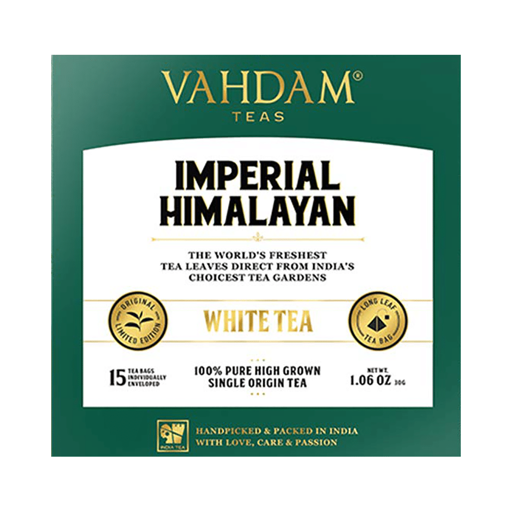 Vahdam Teas Imperial Himalayan White Tea (2gm Each)