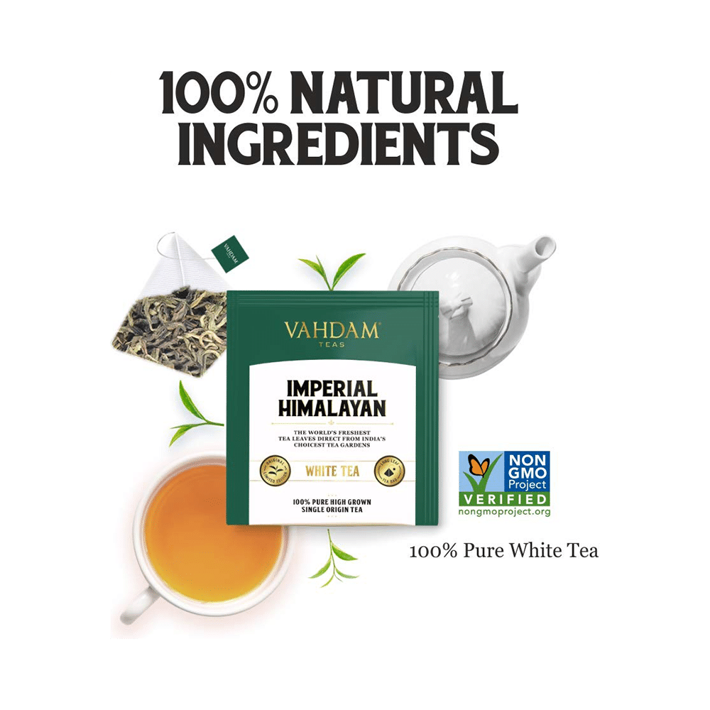Vahdam Teas Imperial Himalayan White Tea (2gm Each) - Image 4